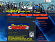 Tablet Screenshot of divers-finest.org